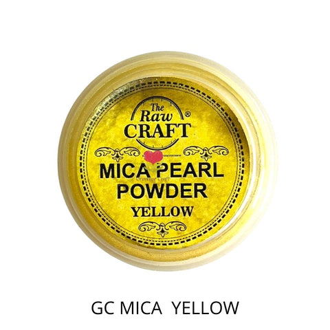Resin Art Mica Pearl Powder - GC MICA YELLOW - Growing Craft - Best craft Supplies
