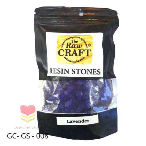 Geode Stone Crystals - Lavender - Resin Art - Growing Craft - Best craft Supplies