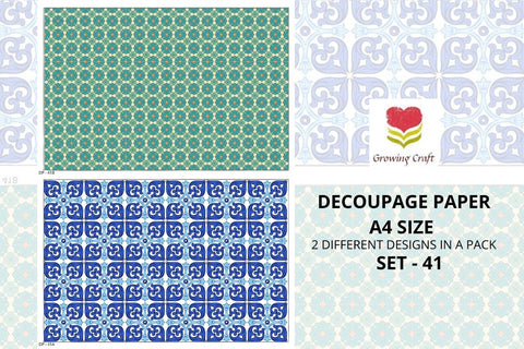 Massive Decoupage Paper Set 41 - Growing Craft - Best craft Supplies