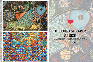 Massive Decoupage Paper Set 78 - Growing Craft - Best craft Supplies