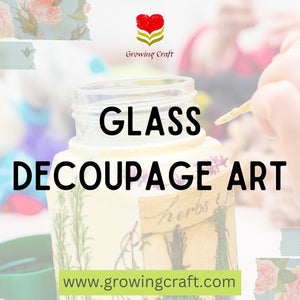 1 Easy Glass Decoupage tutorial ideas I Glass Decoupage art