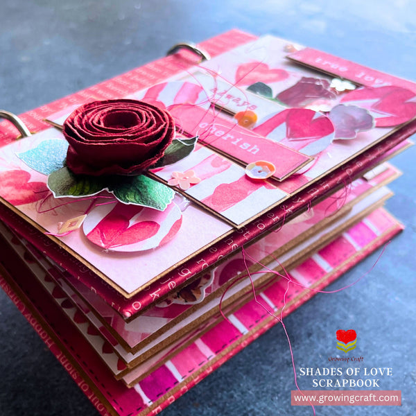 Shades of Love Scrapbook with Multi Pocket