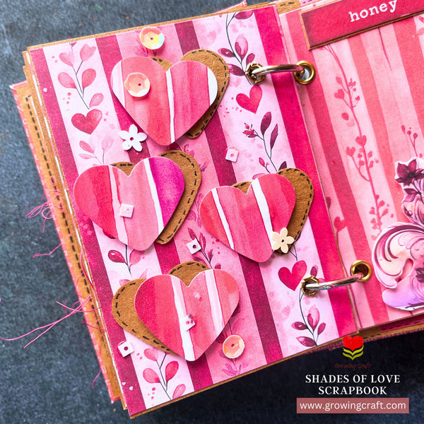 Shades of Love Scrapbook with Multi Pocket