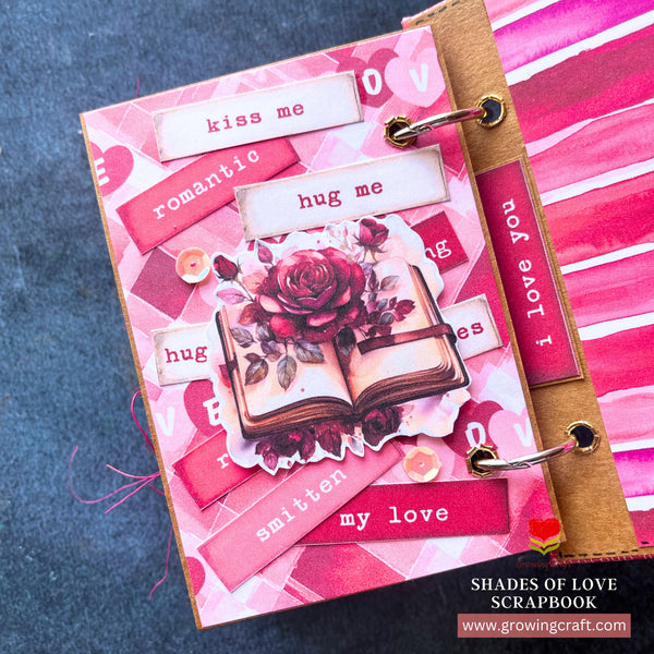 Shades of Love Scrapbook with Multi Pocket