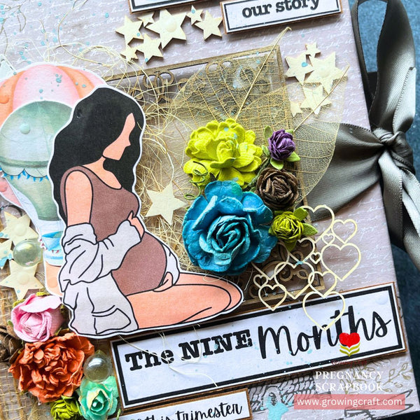 Mom to be - Pregnancy Scrapbook - The Nine Months