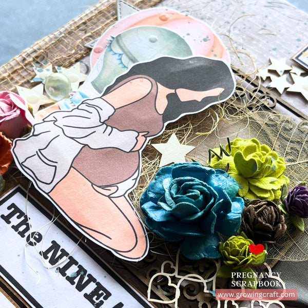 Mom to be - Pregnancy Scrapbook - The Nine Months