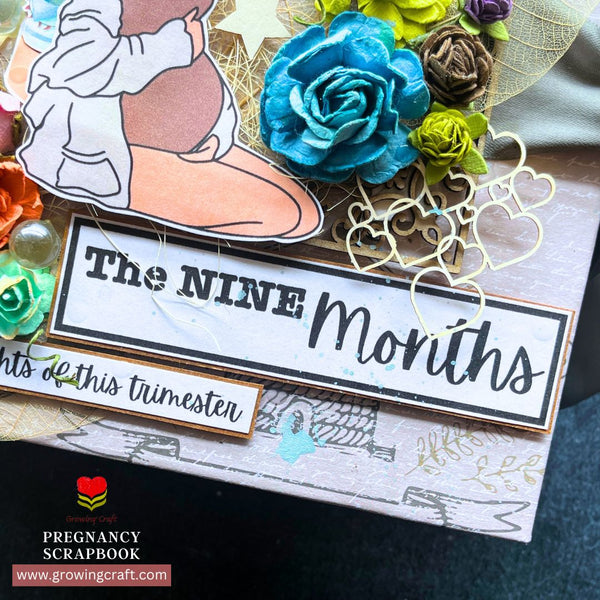 Mom to be - Pregnancy Scrapbook - The Nine Months