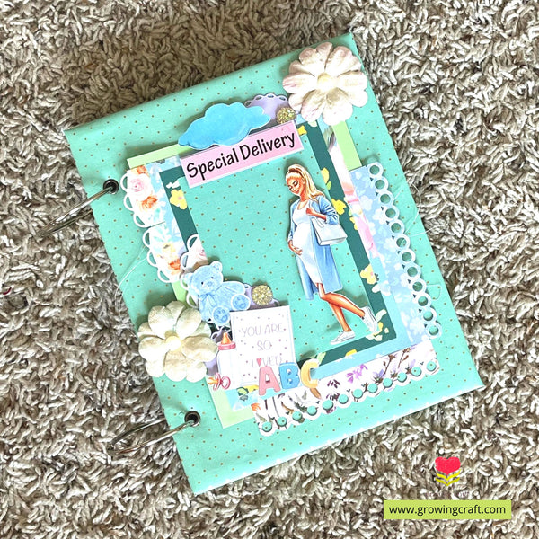 Handmade Pregnancy Scrapbook | Personalized Memory Keepsake Album