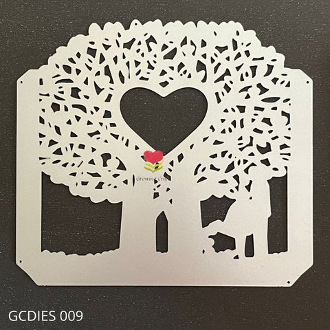 Metal Dies Love Tree - GCDIES 009 - Growing Craft - Best craft Supplies