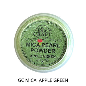 DIY Resin Art Mica Pearl Powder - GC MICA APPLE GREEN - Growing Craft - Best craft Supplies