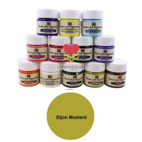 Resin Art Pigment - Dijon Mustard - GCRESIN 059 - Growing Craft - Best craft Supplies