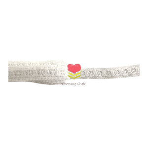 Crochet Lace - White  - GCBURLAP 022 - Growing Craft - Best craft Supplies
