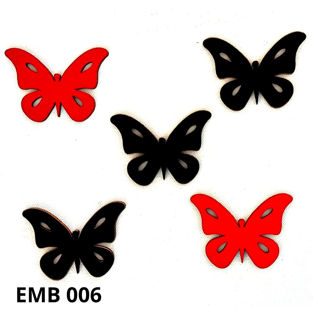 Wooden Butterfly Cut Out - Emb - 006 - Growing Craft - Best craft Supplies