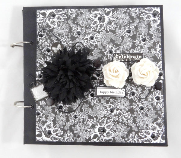 Black and white theme photo album - Growing Craft - Best craft Supplies