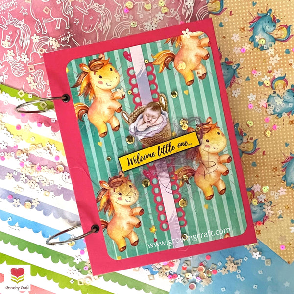 Little Girl Baby Album - Growing Craft - Best craft Supplies