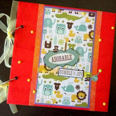 Adorable baby album - Growing Craft - Best craft Supplies