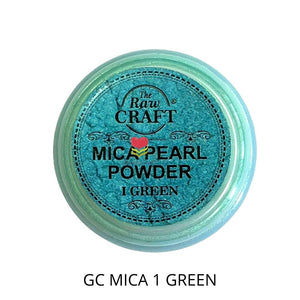 DIY Resin Art Mica Pearl Powder - GC MICA 1 GREEN - Growing Craft - Best craft Supplies