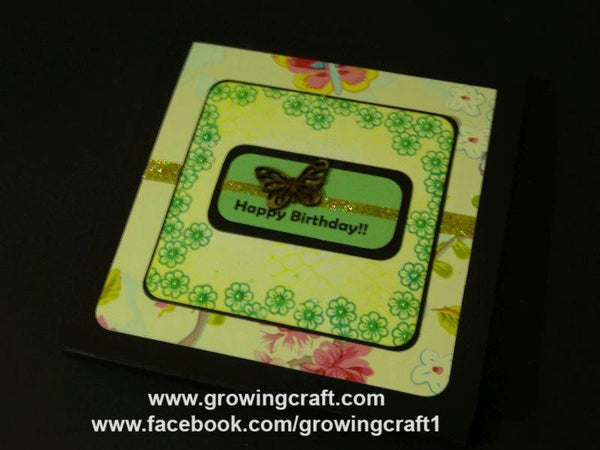 Book fold birthday album - Growing Craft - Best craft Supplies