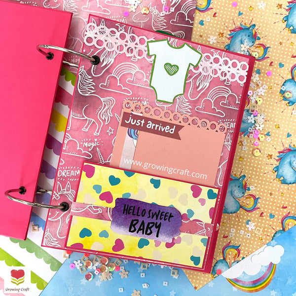 Little Girl Baby Album - Growing Craft - Best craft Supplies
