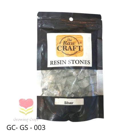 Geode Stone Crystals - Metallic SILVER - Growing Craft - Best craft Supplies
