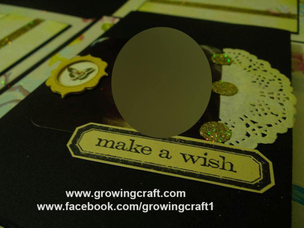 Book fold birthday album - Growing Craft - Best craft Supplies