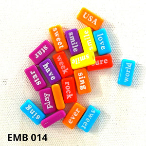 Sentiment Tiles (Colourful) - Emb - 014