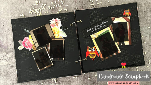 Happy Birthday Scrapbook - Owl Theme - Growing Craft - Best craft Supplies