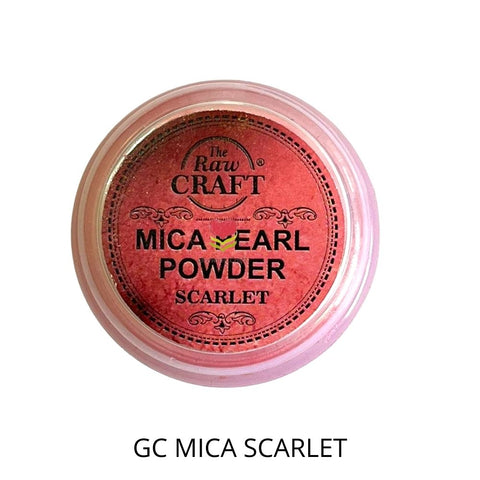 DIY Resin Art Mica Pearl Powder - GC MICA SCARLET - Growing Craft - Best craft Supplies