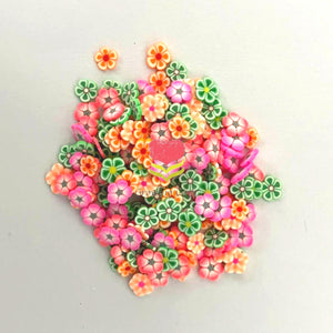 Floral Slices Colourful - GCSQ 419 - Growing Craft - Best craft Supplies