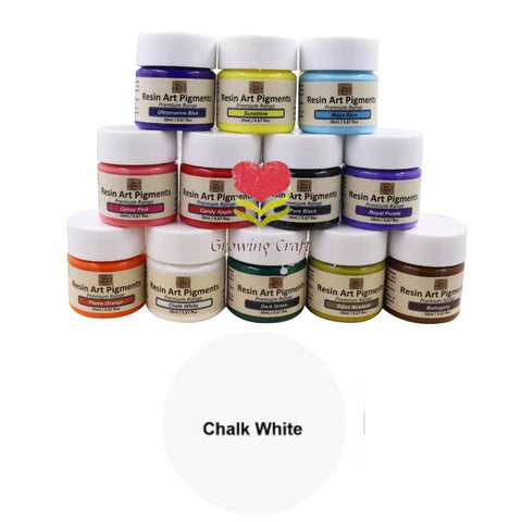 Resin Art Pigment - Chalk White - GCRESIN 056 - Growing Craft - Best craft Supplies