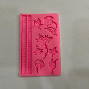 Lace Silicon Mould  -Design-6 GC SILICON 084 - Growing Craft - Best craft Supplies
