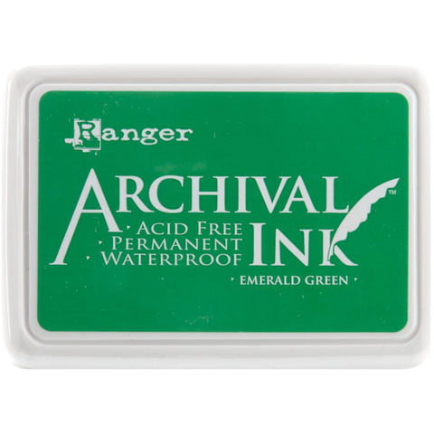 Archival Ink Pad - Emerald Green - Growing Craft - Best craft Supplies