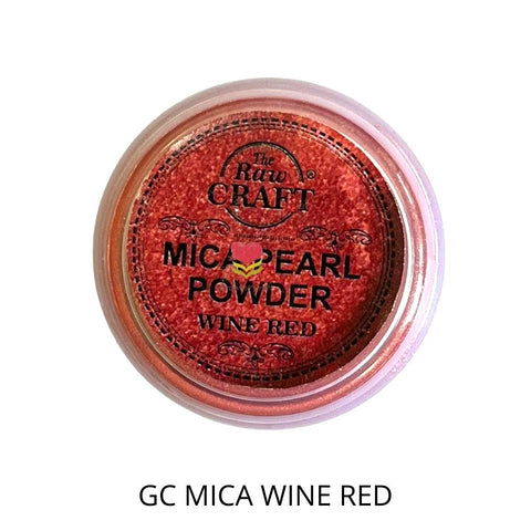 DIY Resin Art Mica Pearl Powder - GC MICA WINE RED - Growing Craft - Best craft Supplies
