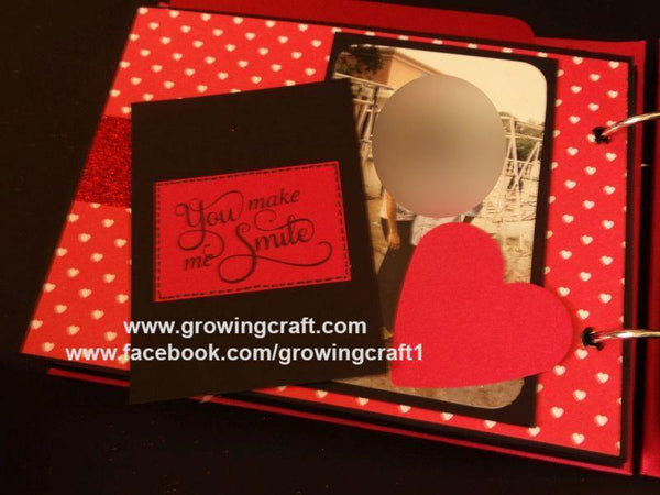 Love scrapbook with wooden box - Growing Craft - Best craft Supplies