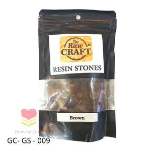 Geode Stone Crystals - Brown - Resin Art - Growing Craft - Best craft Supplies