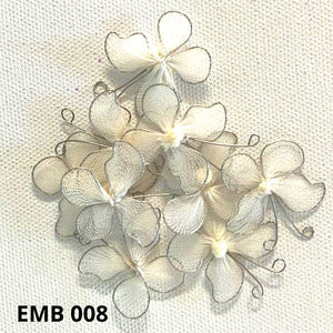 3D Pearl Butterfly - Emb - 008 - Growing Craft - Best craft Supplies