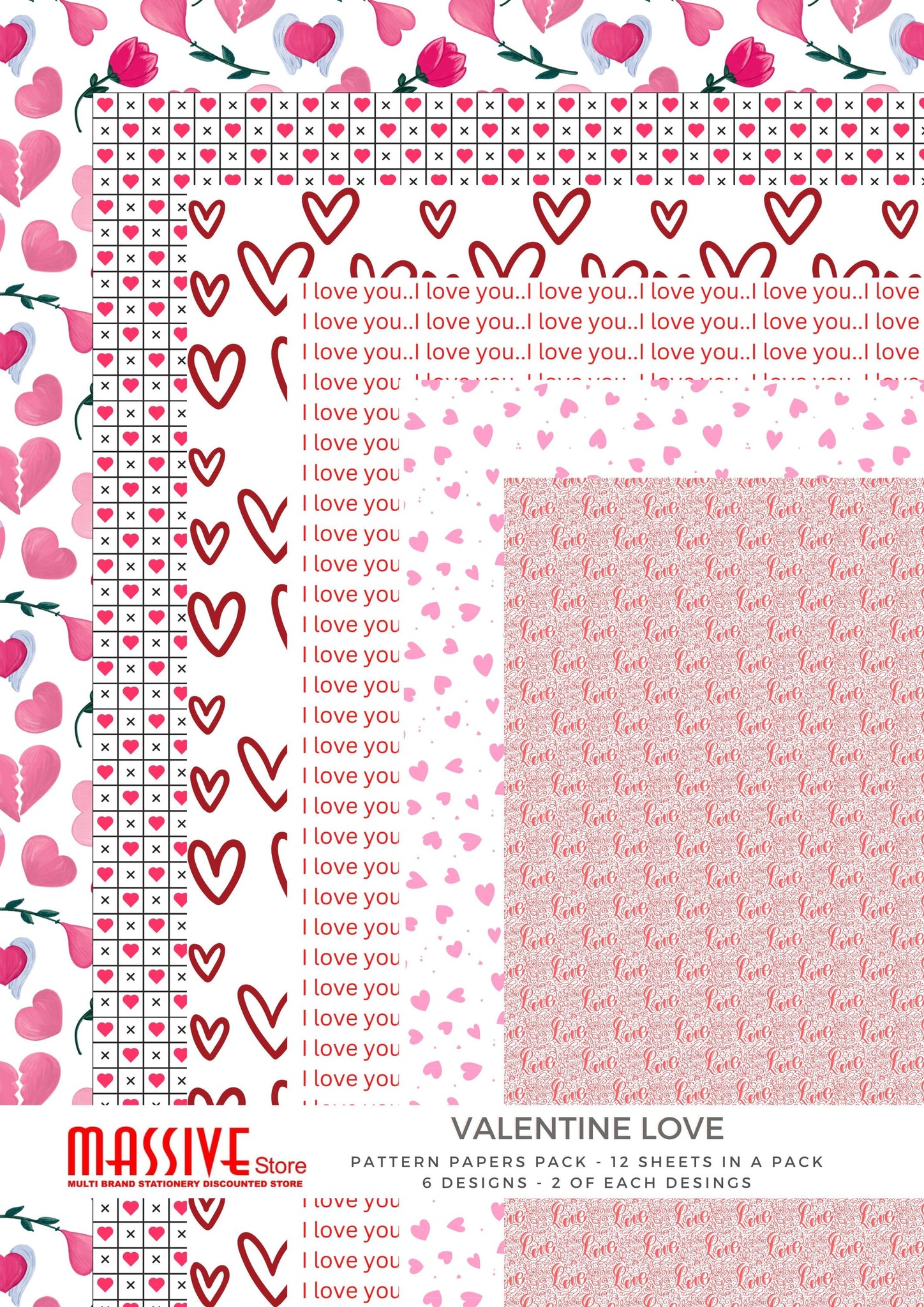 Valentine Love - Pattern Paper