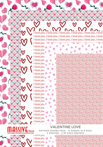 Valentine Love - Pattern Paper
