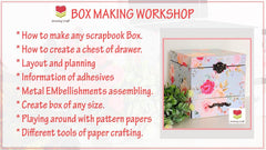Scrapbook Box with Drawer making