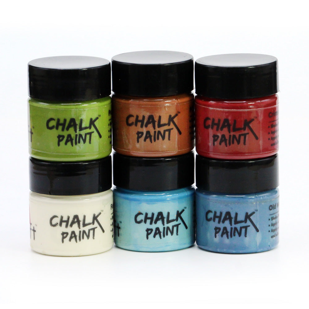 Chalk Paint Mini Starter Kit - Basic Shades - Combo - 10