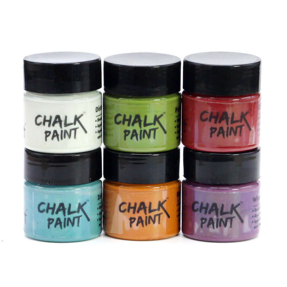 Chalk Paint Mini Starter Kit - Primary Shades - Combo - 8