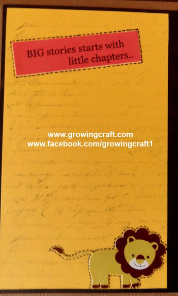 Baby's first year scrap book album - Growing Craft - Best craft Supplies