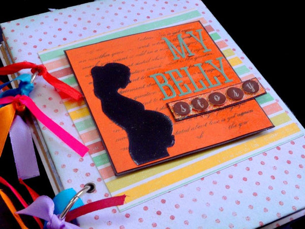 My belly story - pregnancy album - Growing Craft - Best craft Supplies
