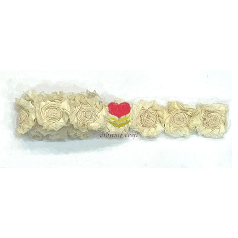 Lace - Flower  White - GCBURLAP 019 - Growing Craft - Best craft Supplies
