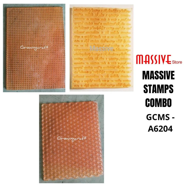 Massive Stamps COMBO  of 3 (GCMS - A6204) Massive
