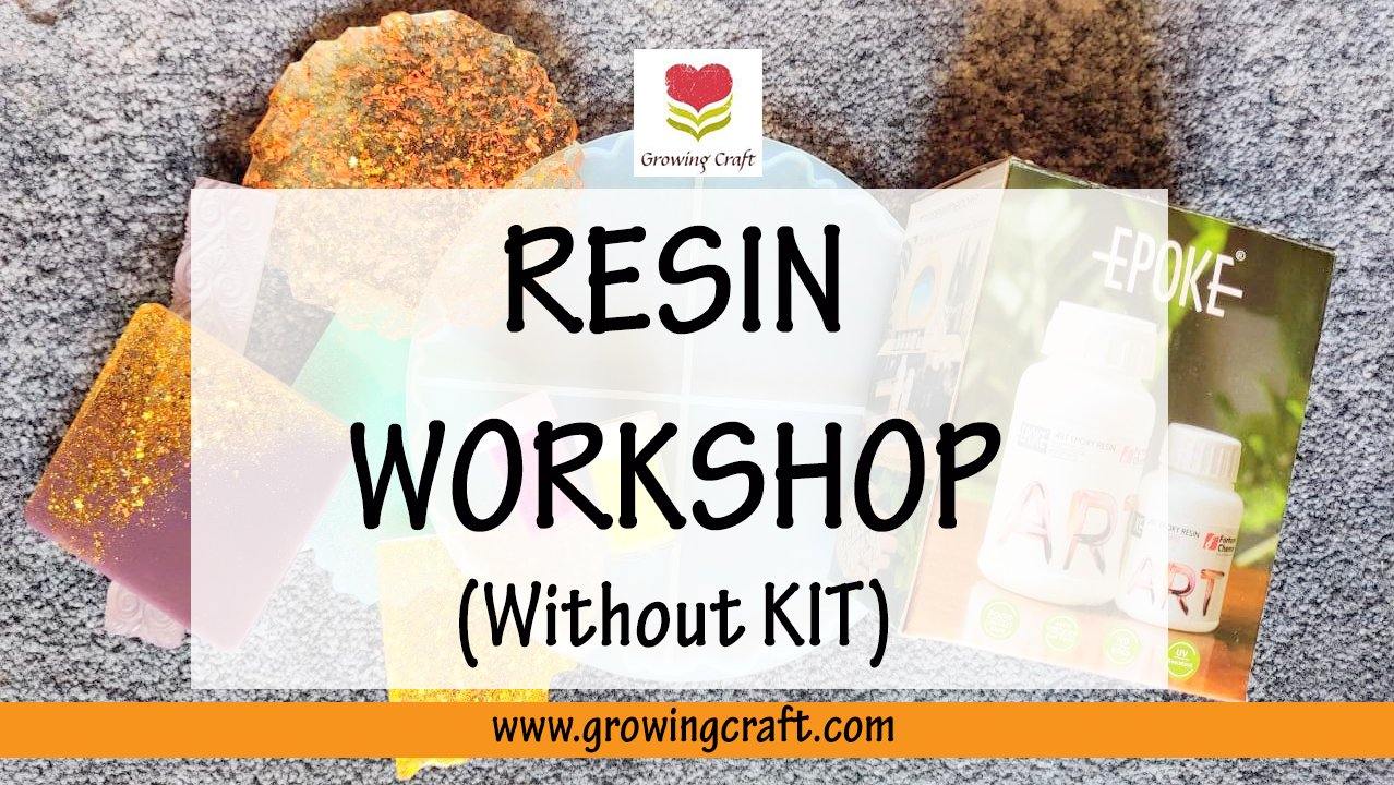 Resin Art Workshop - Tutorials - Growing Craft - Best craft Supplies