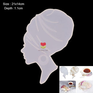 Lady Silicon mould(GC SILICON 026) - Growing Craft - Best craft Supplies