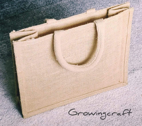Jute Bag Small (Without Chain) - Growing Craft - Best craft Supplies