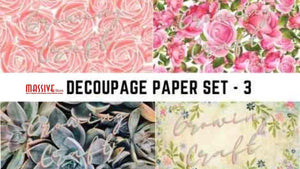 Massive Decoupage Paper - Set 3 - Growing Craft - Best craft Supplies