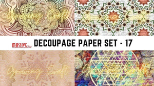 Massive Decoupage Paper - Set 17 - Growing Craft - Best craft Supplies